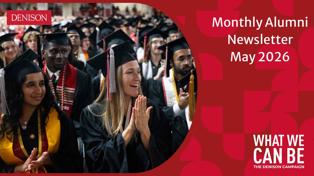 Monthly Alumni Newsletter May 2026 with Student