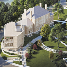 A visual rendering of the Doane Hall renovation.