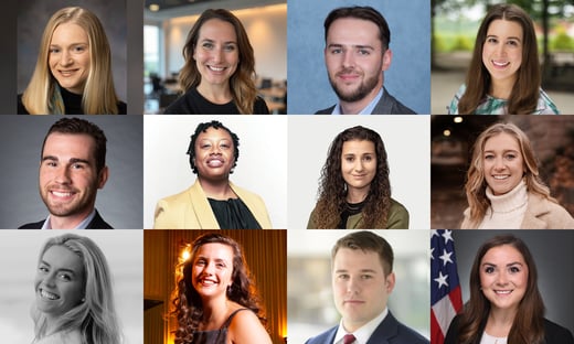 A photo grid of the 2025 Young Alumni Impact Award recipients.